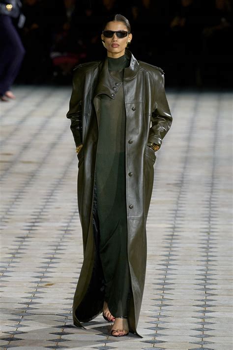 ysl green coat|ysl coats women's.